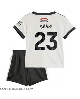Manchester United Luke Shaw #23 Echipament de Fotbal Replică 2024-25 Copii Treilea (+ Șorturi)